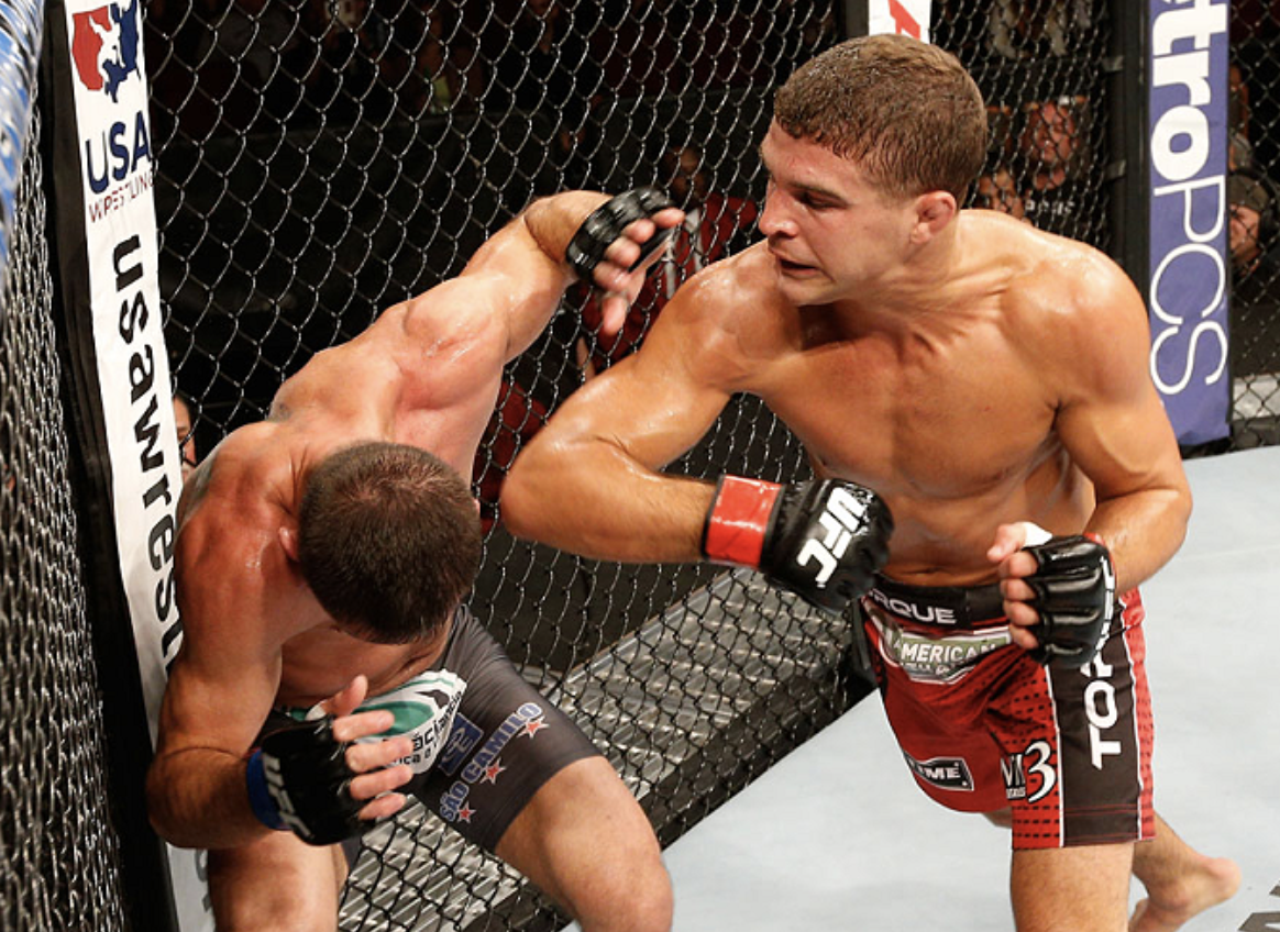 Al Iaquinta inside the UFC Octagon